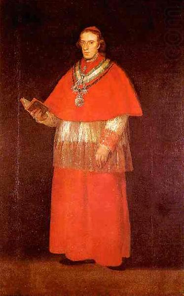 Cardinal Luis Maria Borbon y Vallabriga., Francisco Jose de Goya